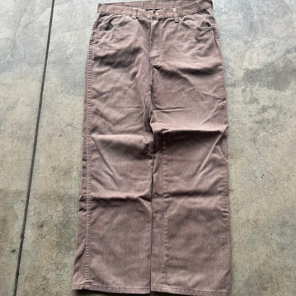 Vintage 70s/80s brown maverick pants 32" waist Scovill zipper made in USA